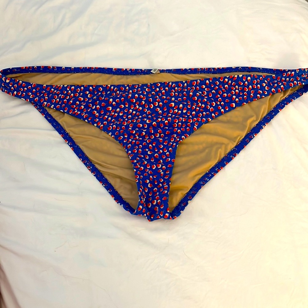 J.Crew Patterned Bikini Bottoms - image 1